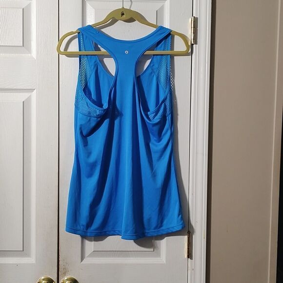 Xersion turquoise blue racerback tank top  Sz XL - Picture 4 of 5